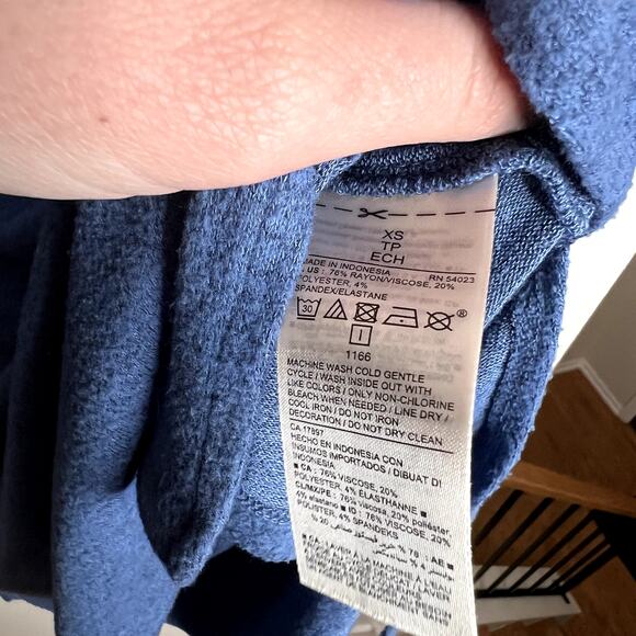 Old Navy Blue Tunic Long Sleeve LAST CALL - Picture 4 of 5